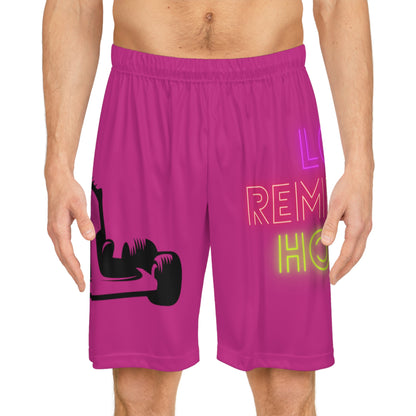 Basketball Shorts: Racing Pink