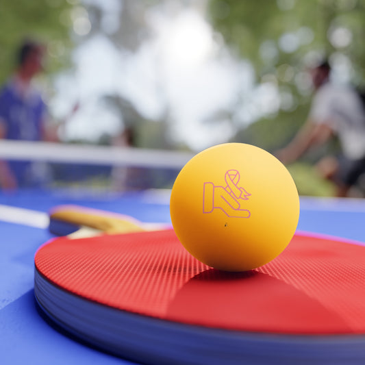 Ping Pong Balls, 6 pcs: Fight Cancer