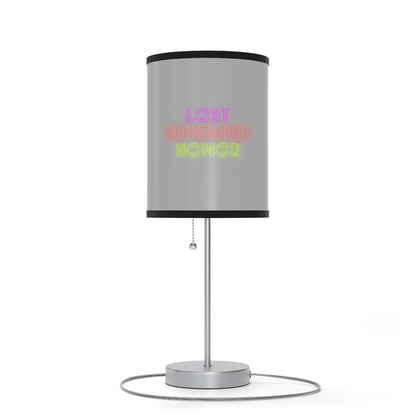 Lamp on a Stand, US|CA plug: Baseball Lite Grey