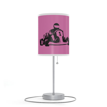 Lamp on a Stand, US|CA plug: Racing Lite Pink