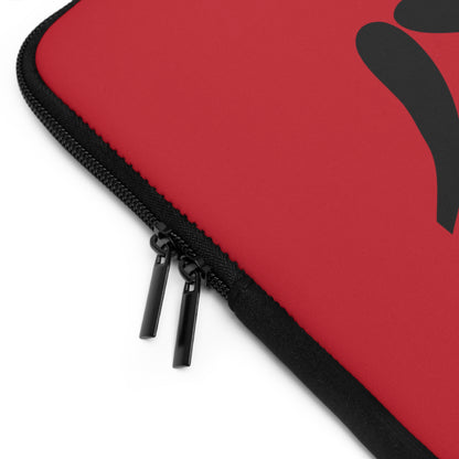 Laptop Sleeve: Wrestling Dark Red