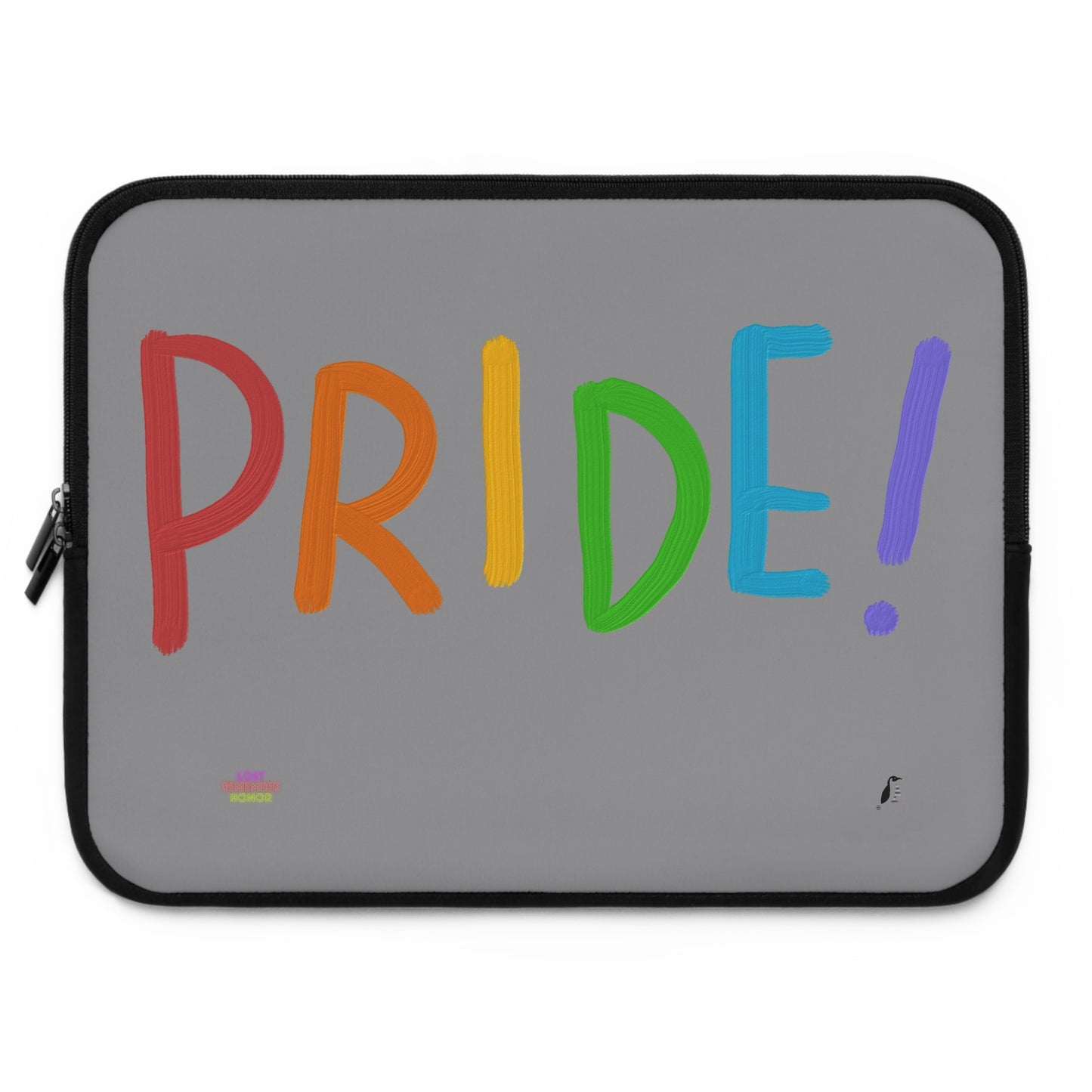 Laptop Sleeve: LGBTQ Pride Grey