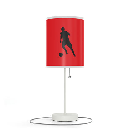 Lamp on a Stand, US|CA plug: Soccer Red