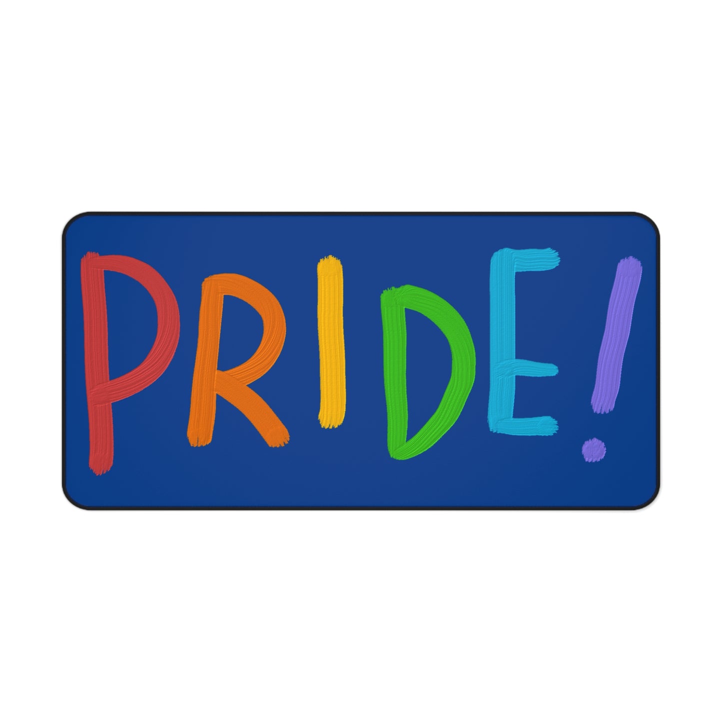 Desk Mat: LGBTQ Pride Dark Blue