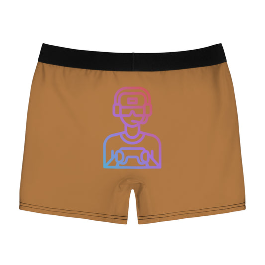 Men's Boxer Briefs: Gaming Lite Brown