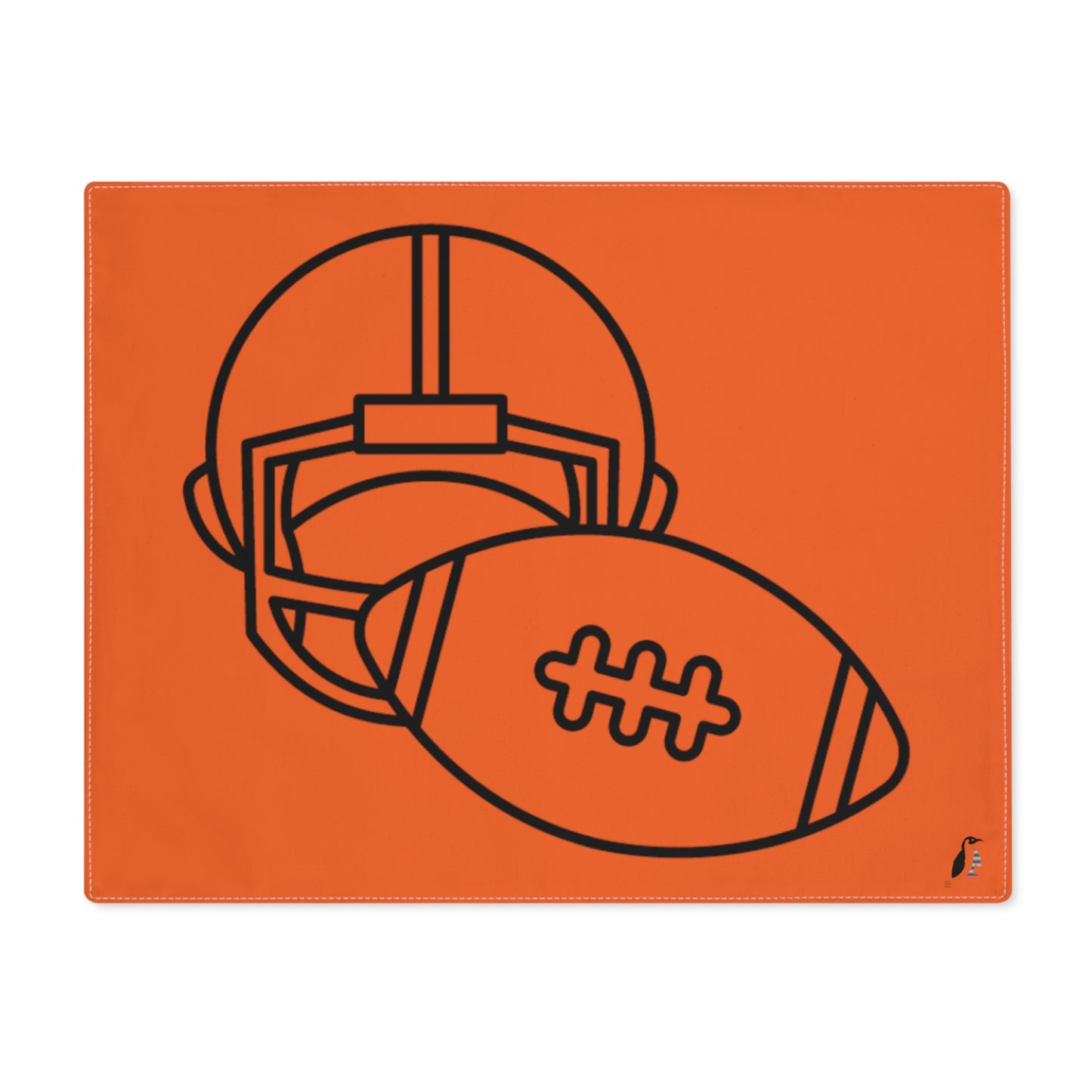 Placemat, 1pc: Football Orange