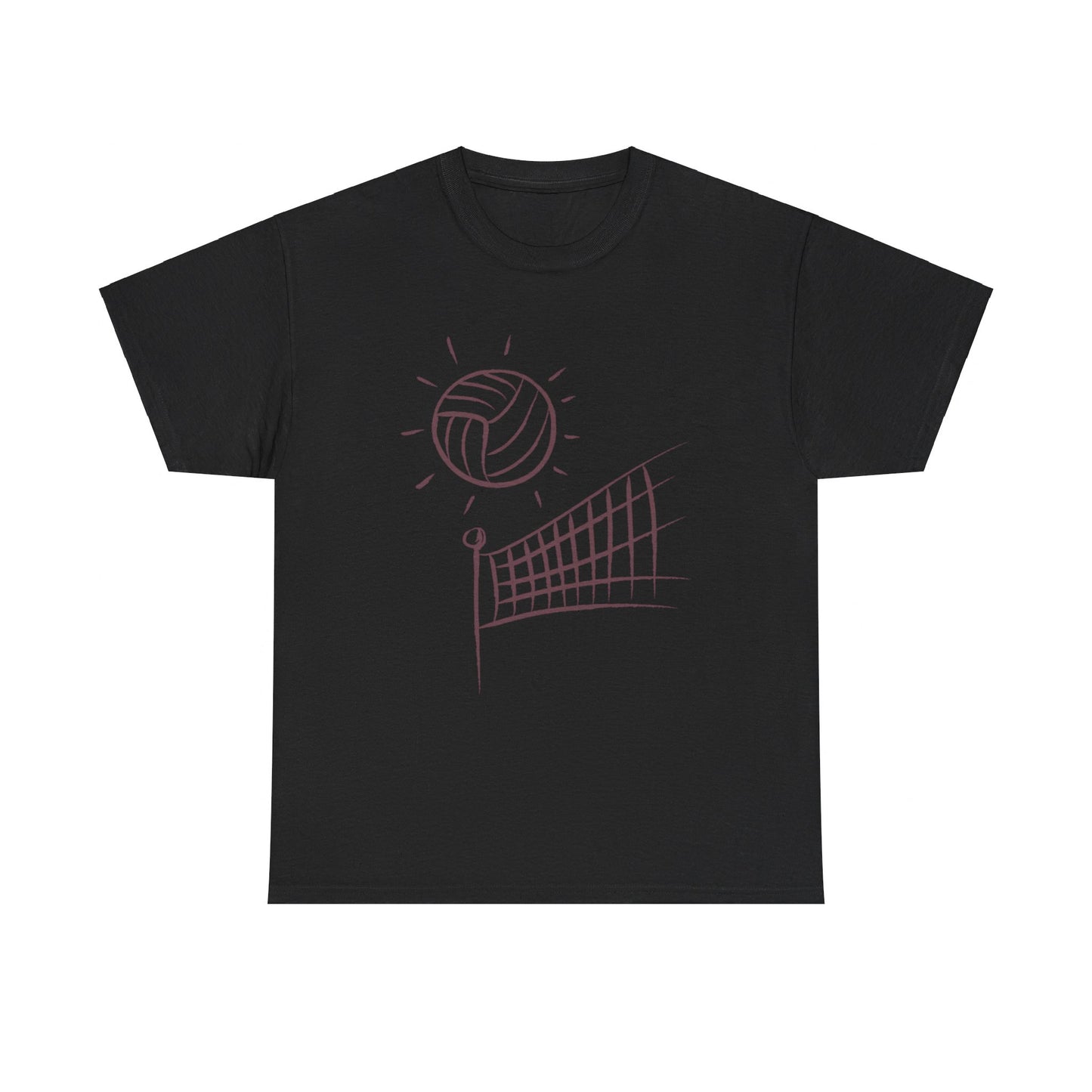 Heavy Cotton Tee: Volleyball #1