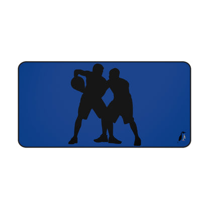 Desk Mat: Basketball Dark Blue