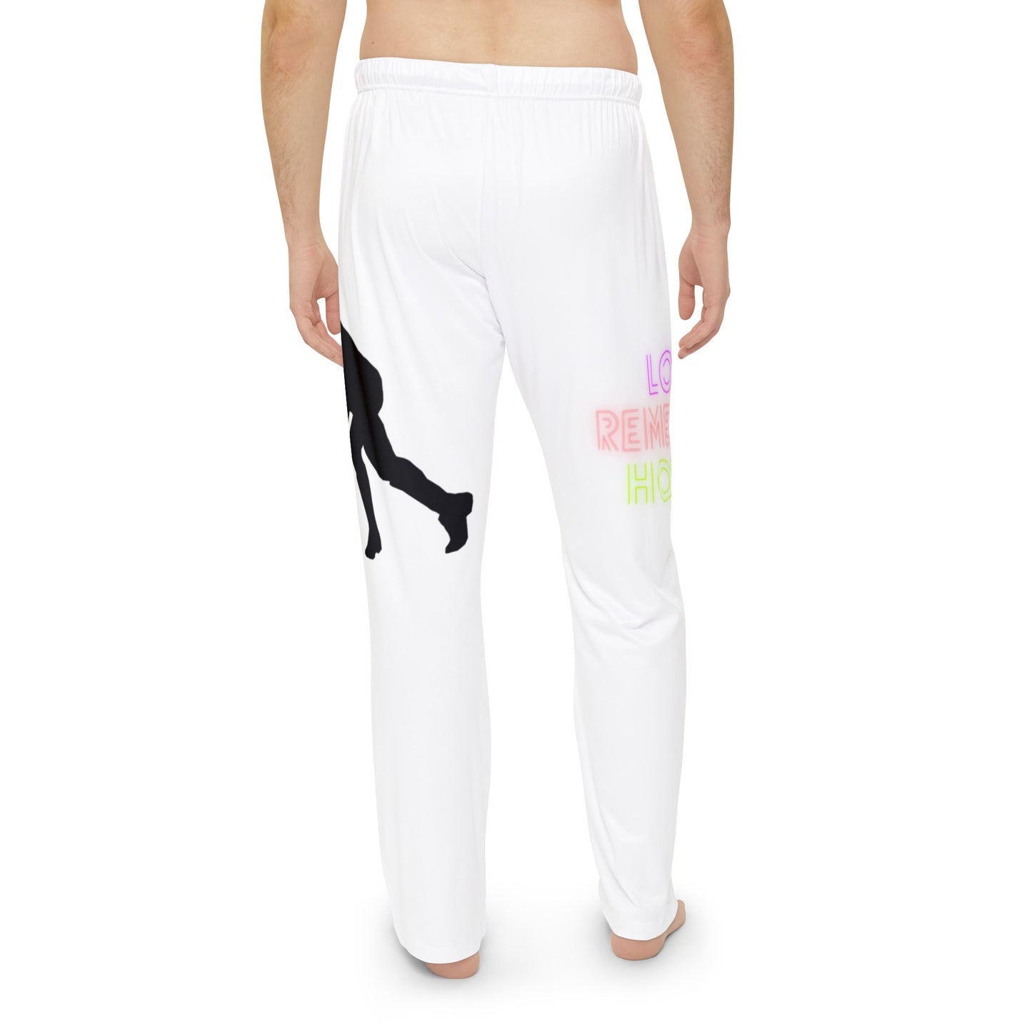 Panlalaking Pajama na Pantalon: Hockey White 