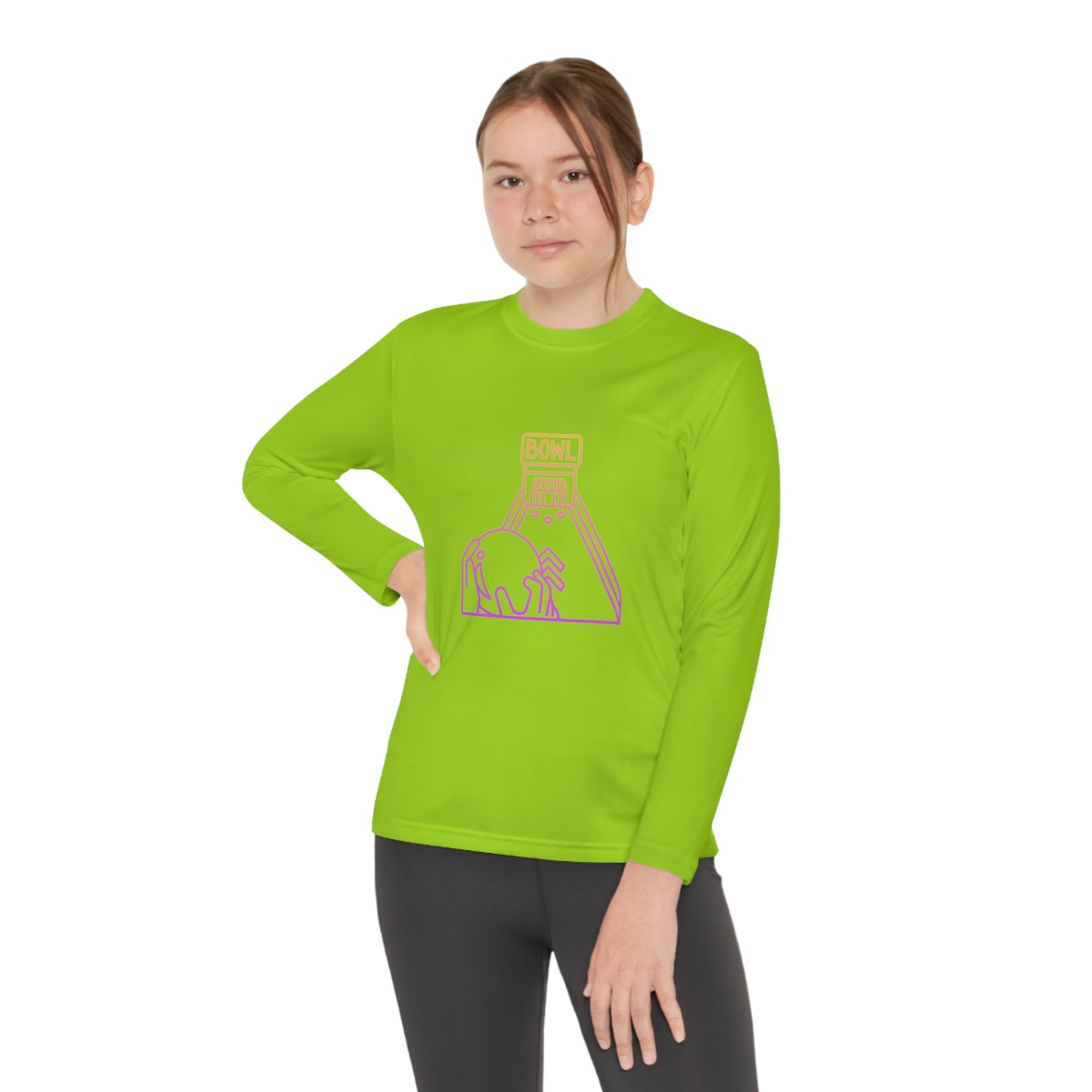 Youth Long Sleeve Competitor Tee: Bowling