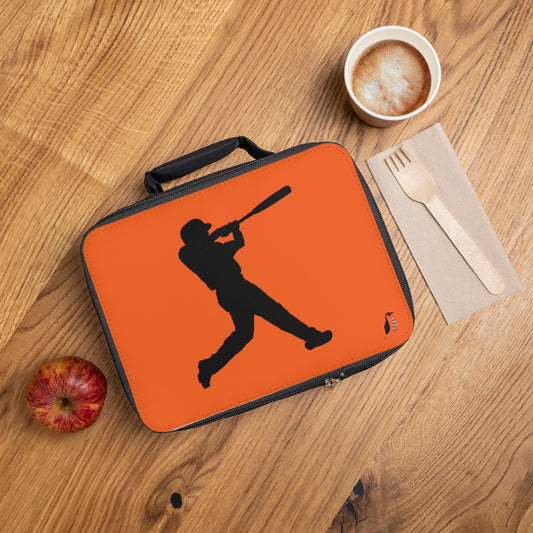 Lunch Bag: Baseball Orange