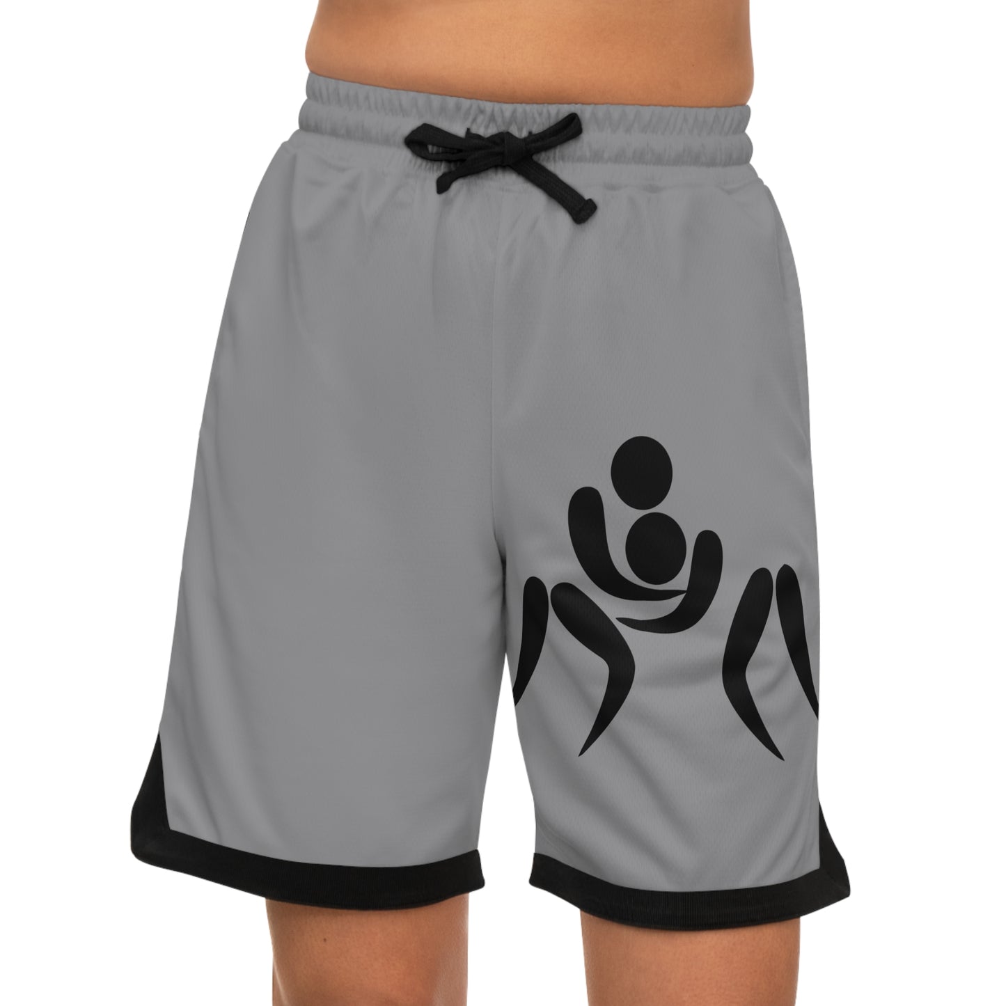 Basketball Rib Shorts: Wrestling Grey