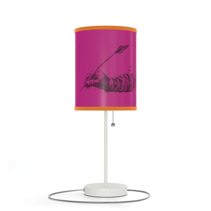 Lamp on a Stand, US|CA plug: Writing Pink