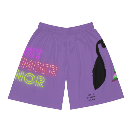 Basketball Shorts: Lost Remember Honor Lite Purple