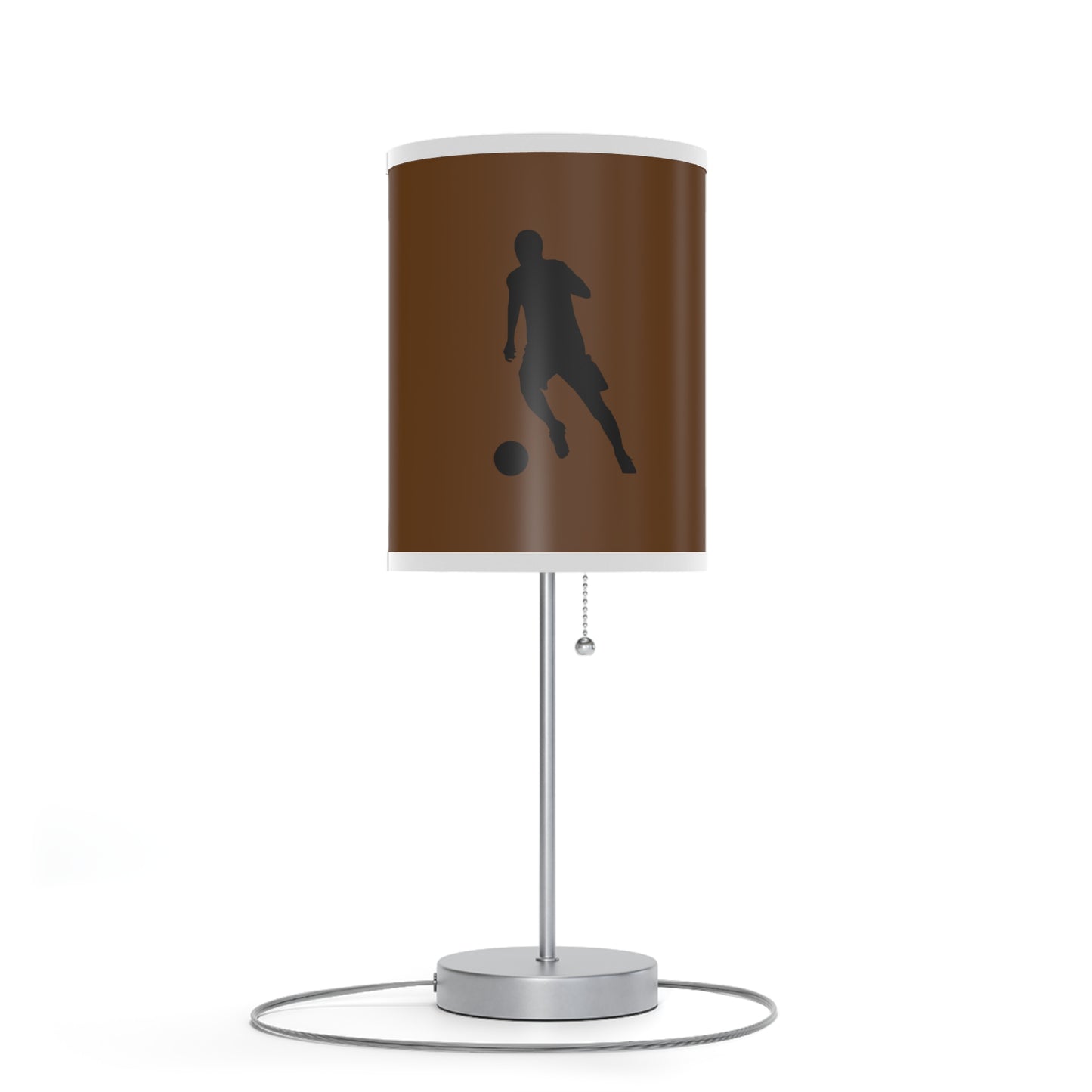 Lamp on a Stand, US|CA plug: Soccer Brown