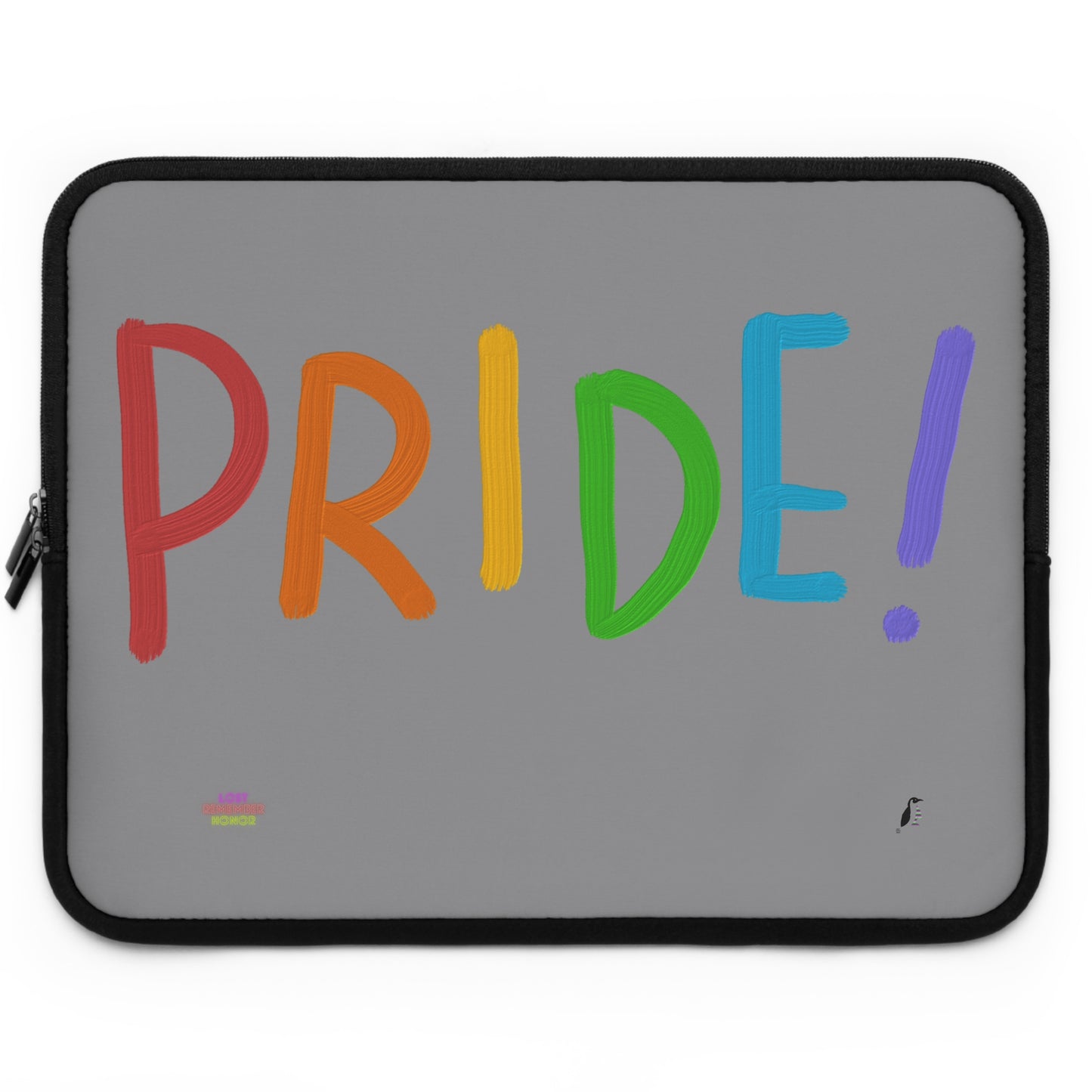 Laptop Sleeve: LGBTQ Pride Grey