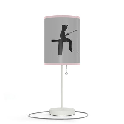 Lamp on a Stand, US|CA plug: Fishing Lite Grey