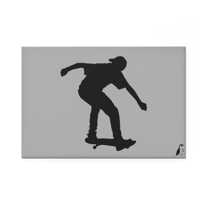 Button Magnet, Rectangle (1 & 10 pcs): Skateboarding Lite Grey