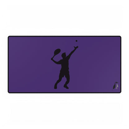 Desk Mats: Tennis Purple
