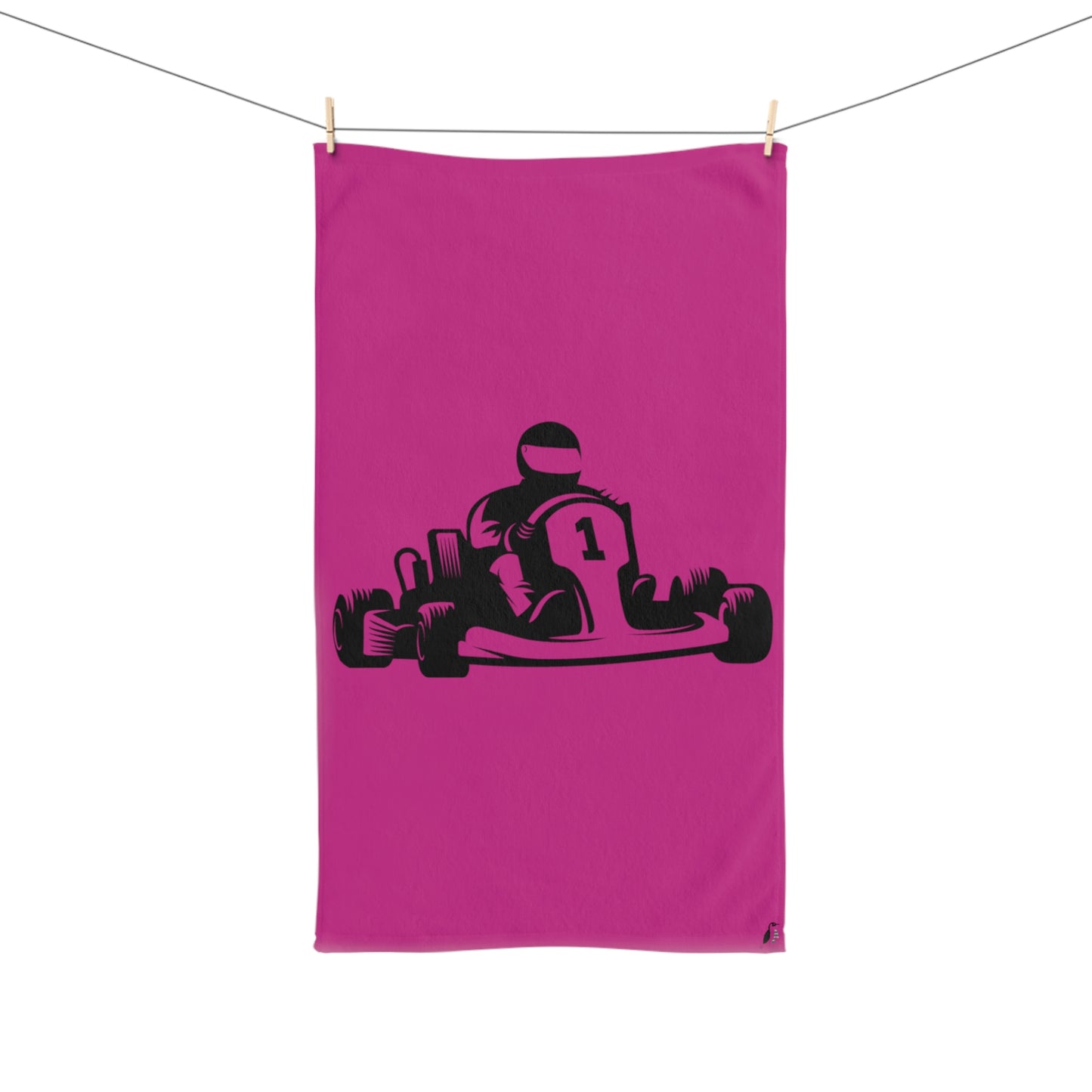 Hand Towel: Racing Pink