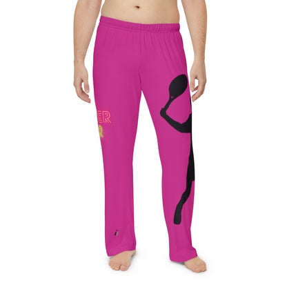 Men's Pajama Pants: Tennis Pink