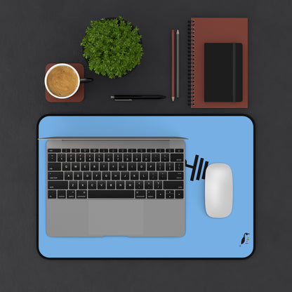 Desk Mat: Weightlifting Lite Blue