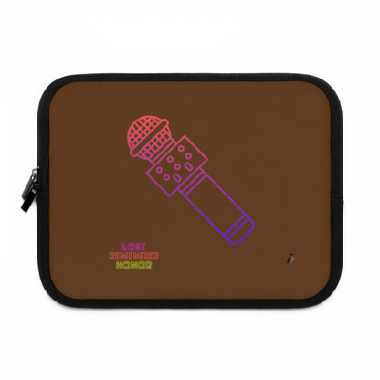 Laptop Sleeve: Music Brown