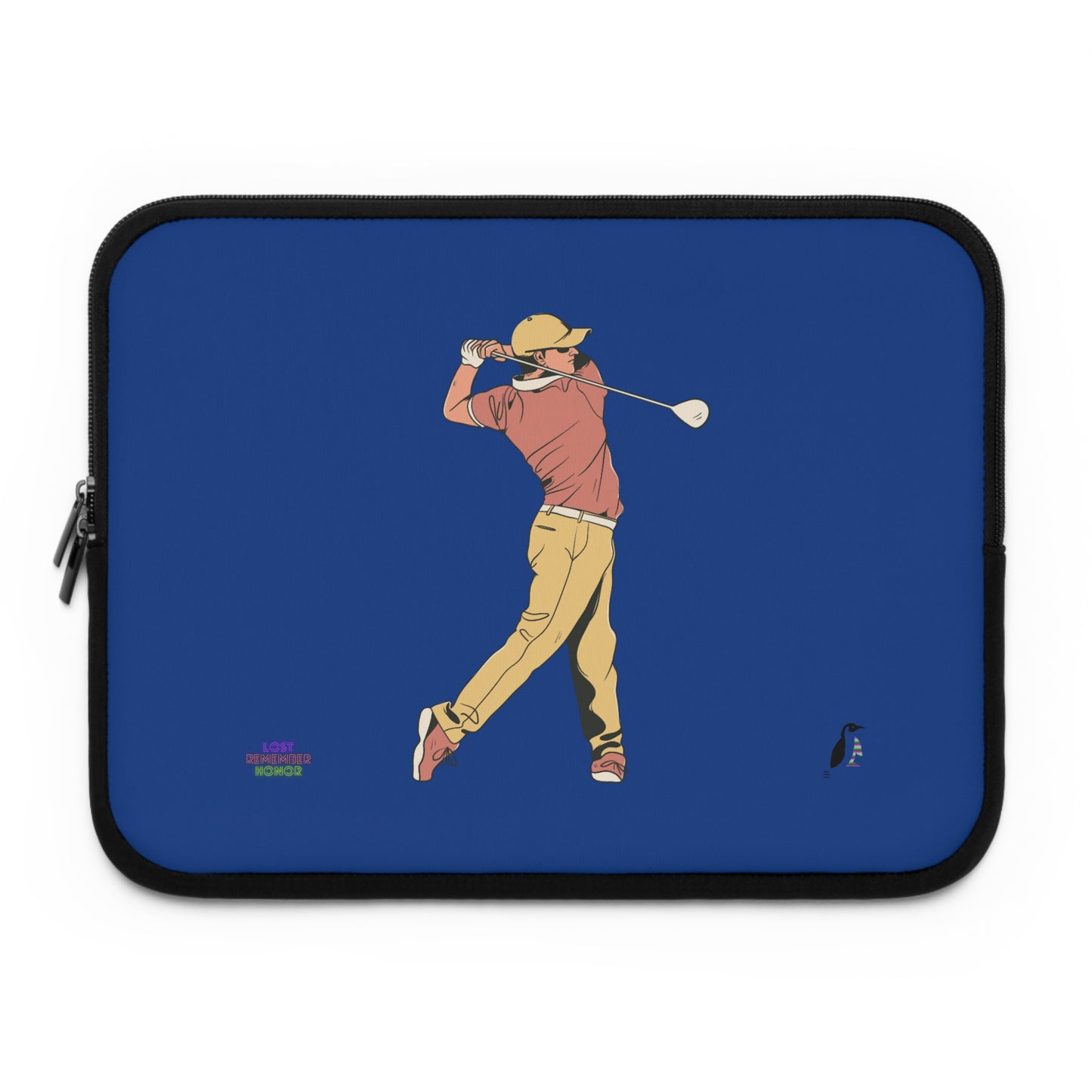 Laptop Sleeve: Golf Dark Blue