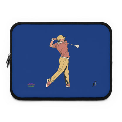 Laptop Sleeve: Golf Dark Blue