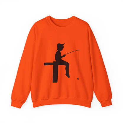 Heavy Blend™ Crewneck Sweatshirt: Fishing #1