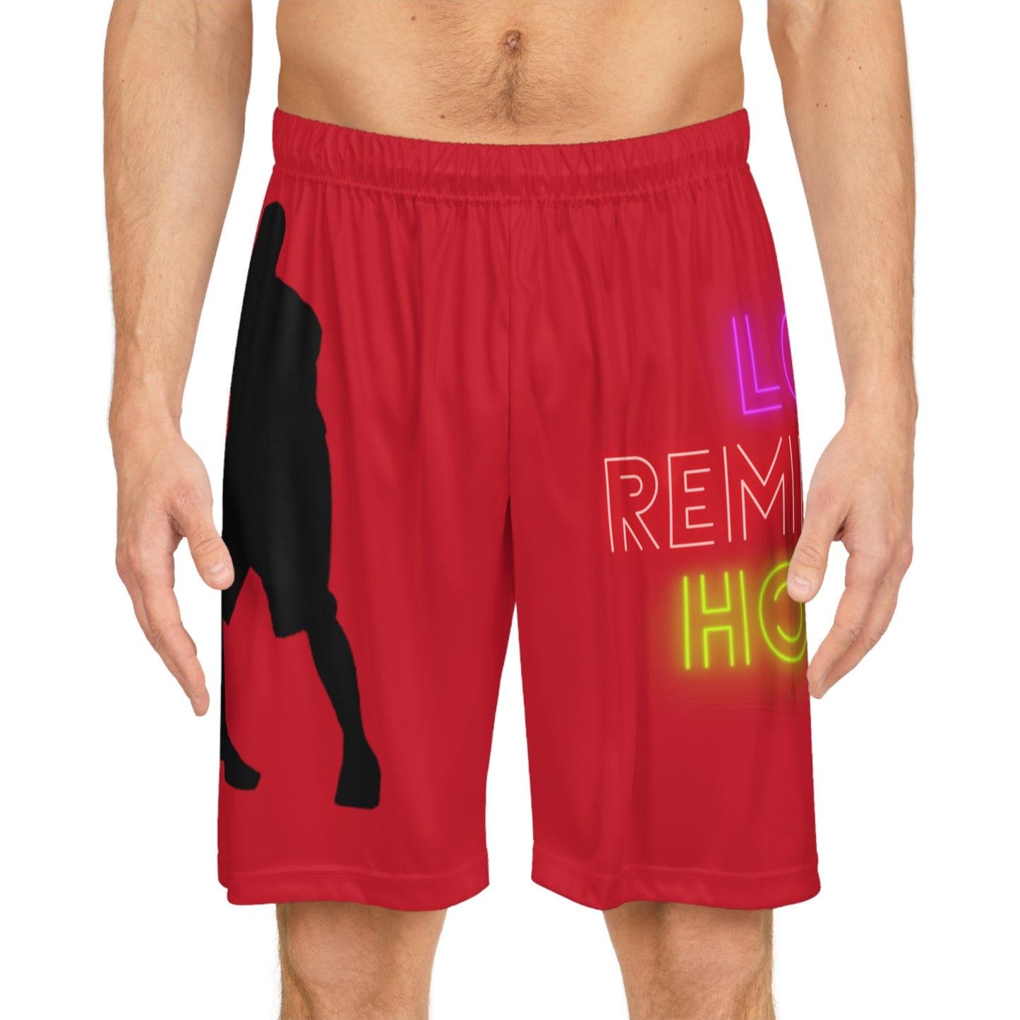 Basketball Shorts: Basketball Dark Red