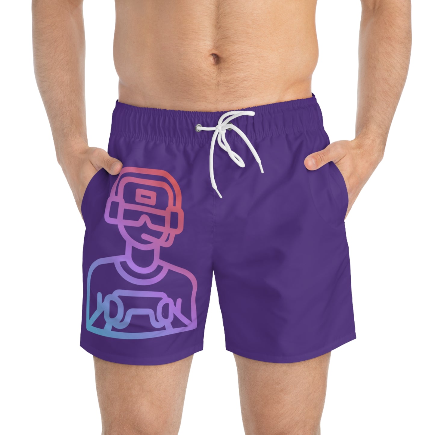 Swim Trunks: Gaming Purple