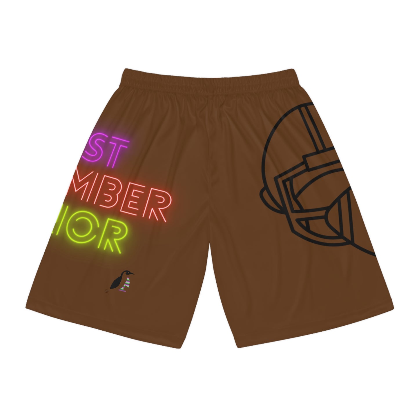 Basketball Shorts: Football Brown