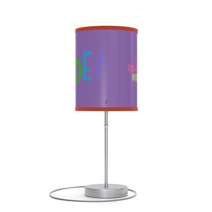 Lamp on a Stand, US|CA plug: LGBTQ Pride Lite Purple