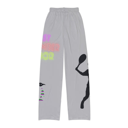 Kids Pajama Pants: Tennis Lite Grey