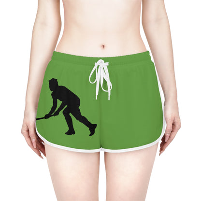 Women's Relaxed Shorts: Hockey Green