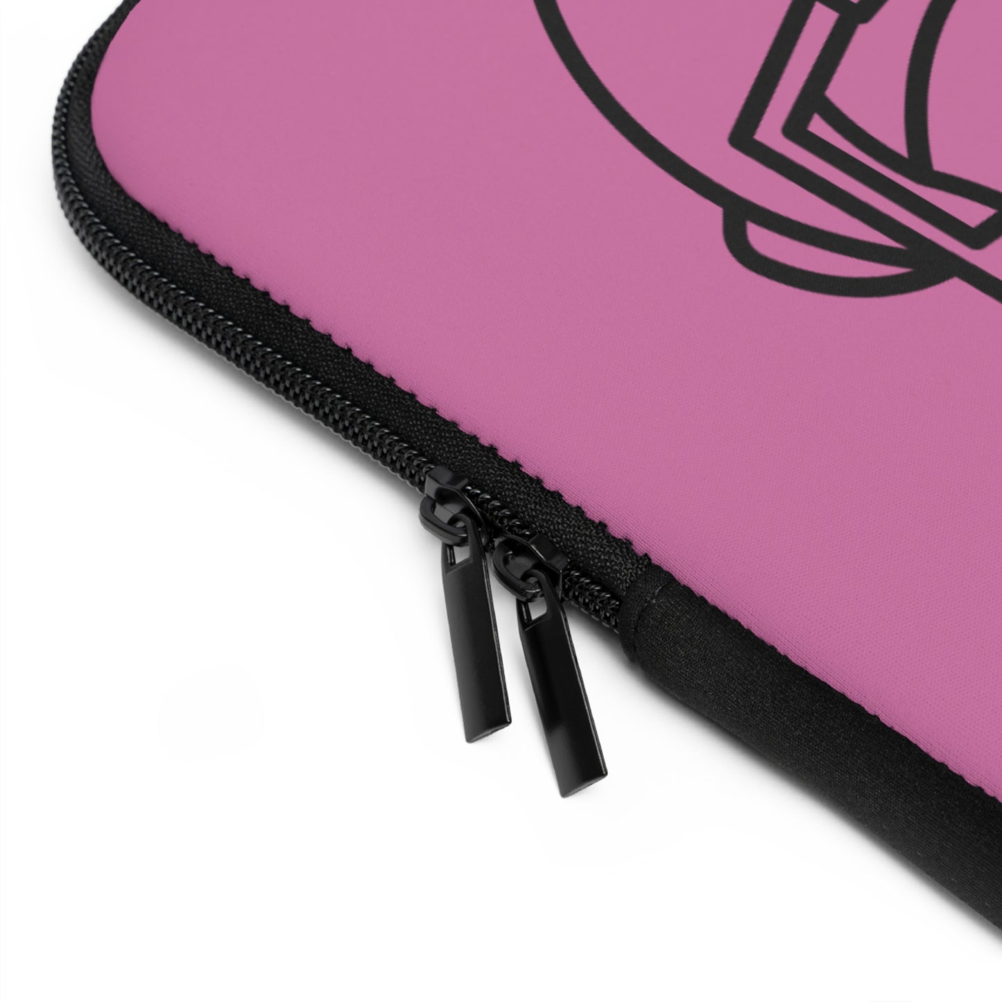 Laptop Sleeve: Football Lite Pink