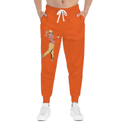 Athletic Joggers: Golf Orange