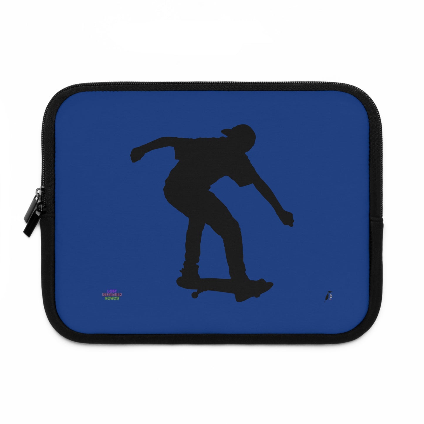 Laptop Sleeve: Skateboarding Dark Blue