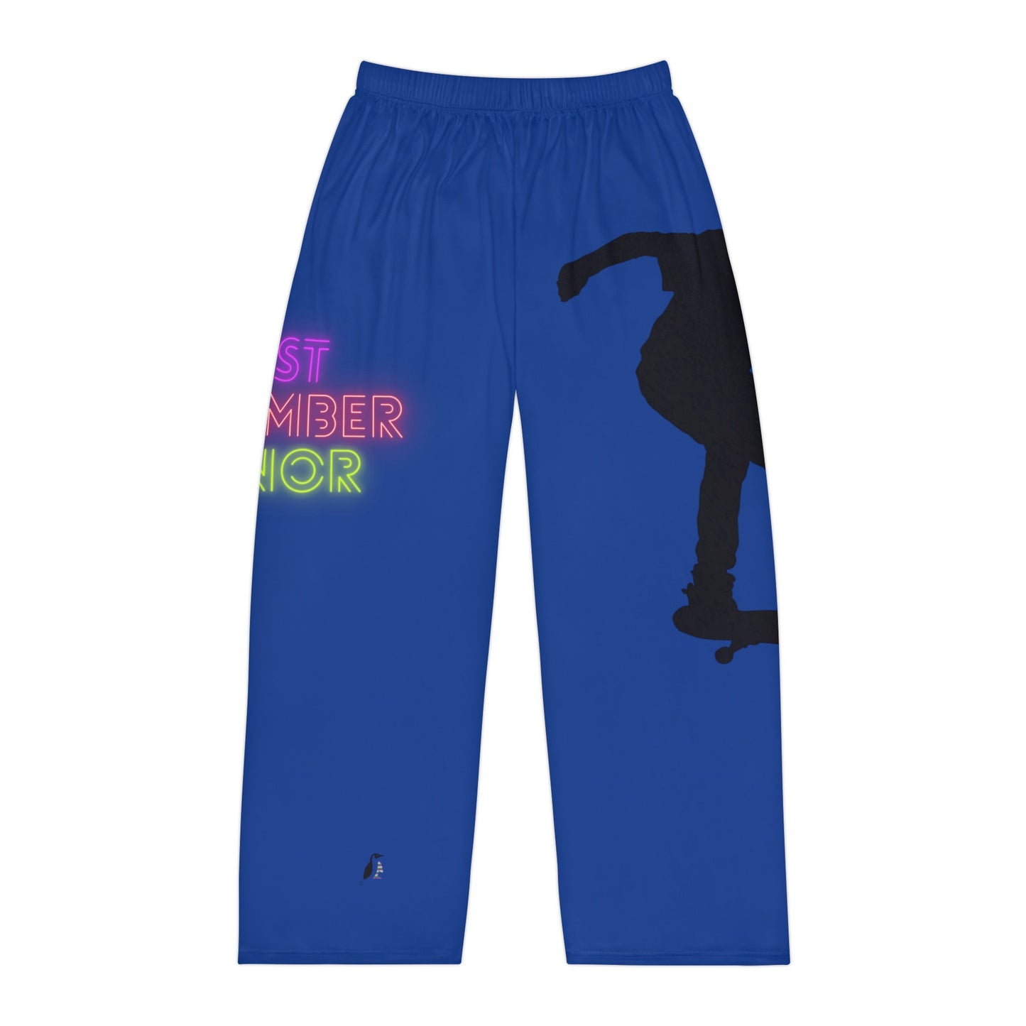 Men's Pajama Pants: Skateboarding Dark Blue