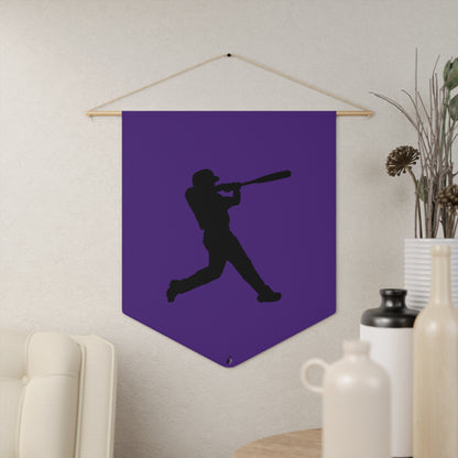Pennant: Baseball Purple