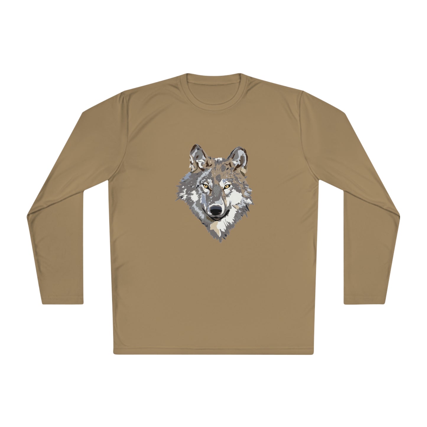 Lightweight Long Sleeve Tee: Wolves #1