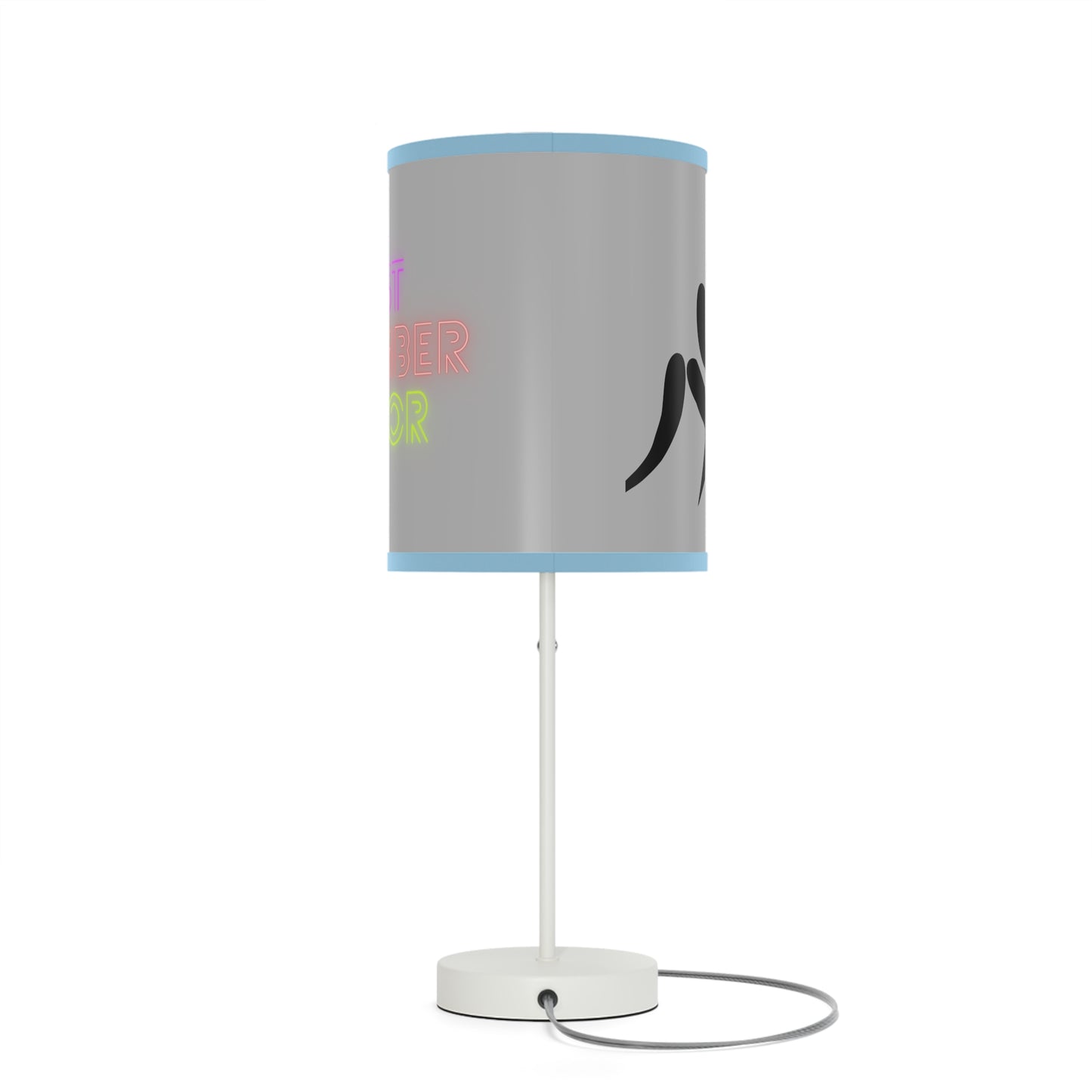 Lamp on a Stand, US|CA plug: Wrestling Lite Grey