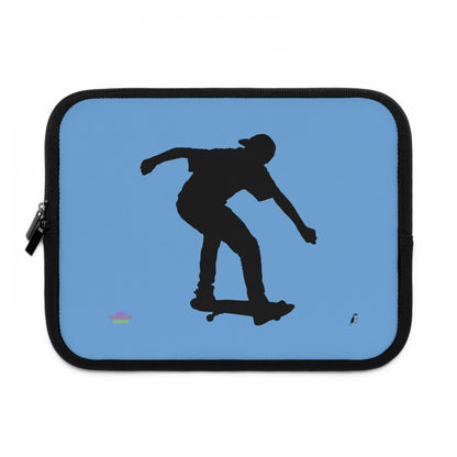 Laptop Sleeve: Skateboarding Lite Blue