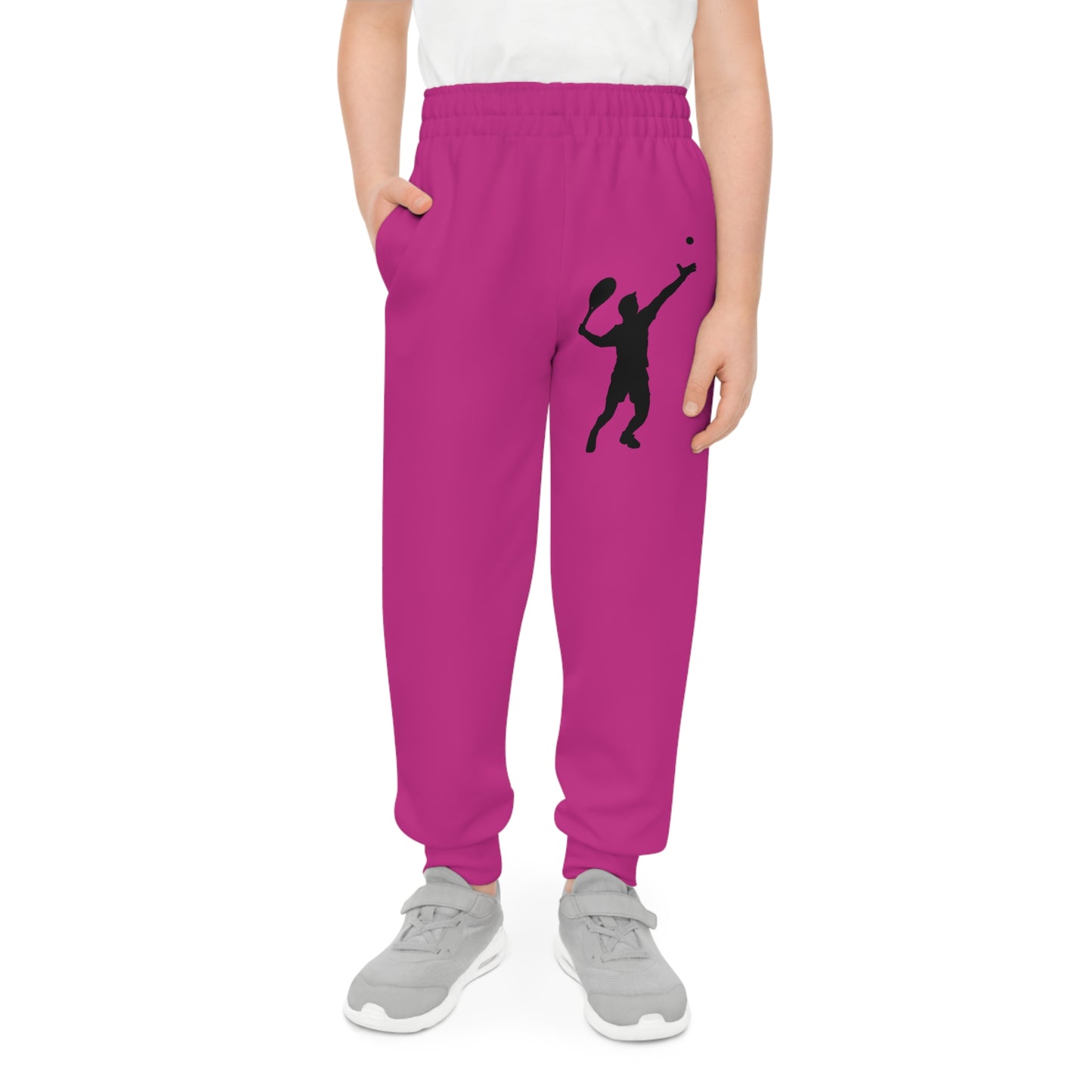 Youth Joggers: Tennis Pink