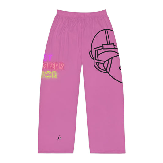 Men's Pajama Pants: Football Lite Pink