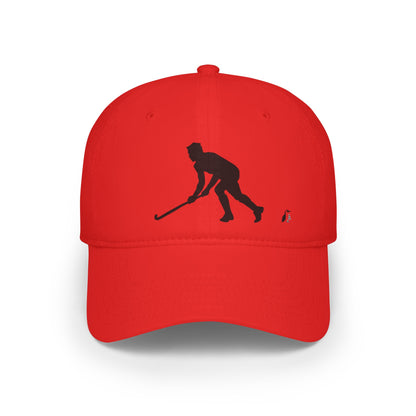 Low Profile Baseball Cap: Hockey