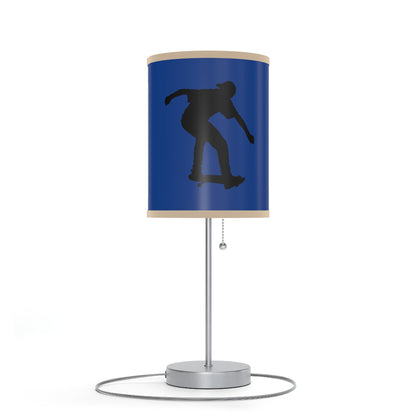 Lamp on a Stand, US|CA plug: Skateboarding Dark Blue