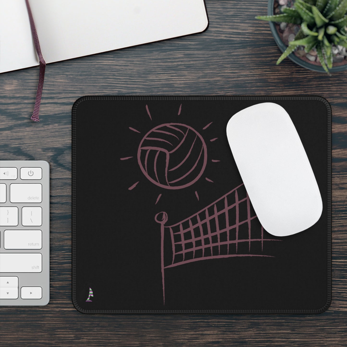 Gaming Mouse Pad: Volleyball Black