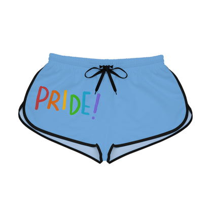 Women's Relaxed Shorts: LGBTQ Pride Lite Blue